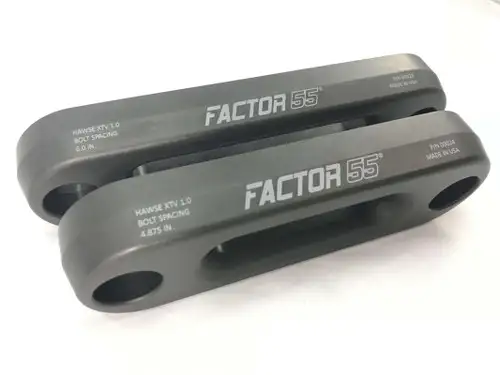Factor 55 XTV Hawse Fairlead 4.875 Inch Powersports UTV/ATV Gun Metal Gray