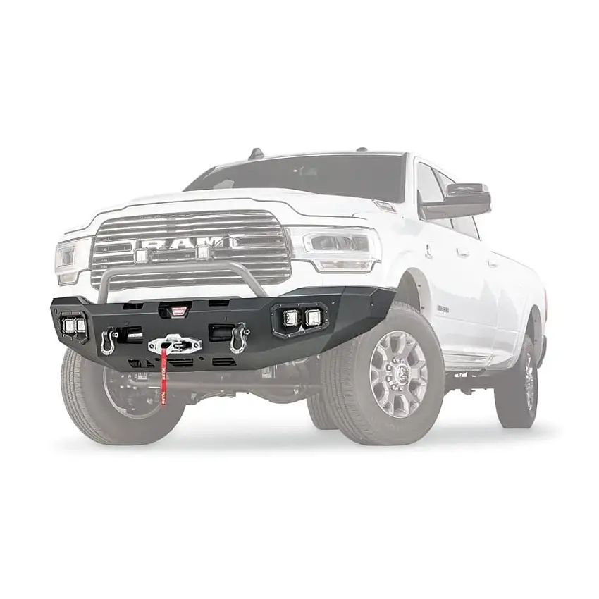Warn Ascent Front Winch Bumper 19-23 Ram 2500/3500