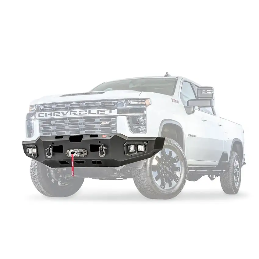 Warn Ascent Front Winch Bumper 20-23 Chevrolet 2500HD/3500