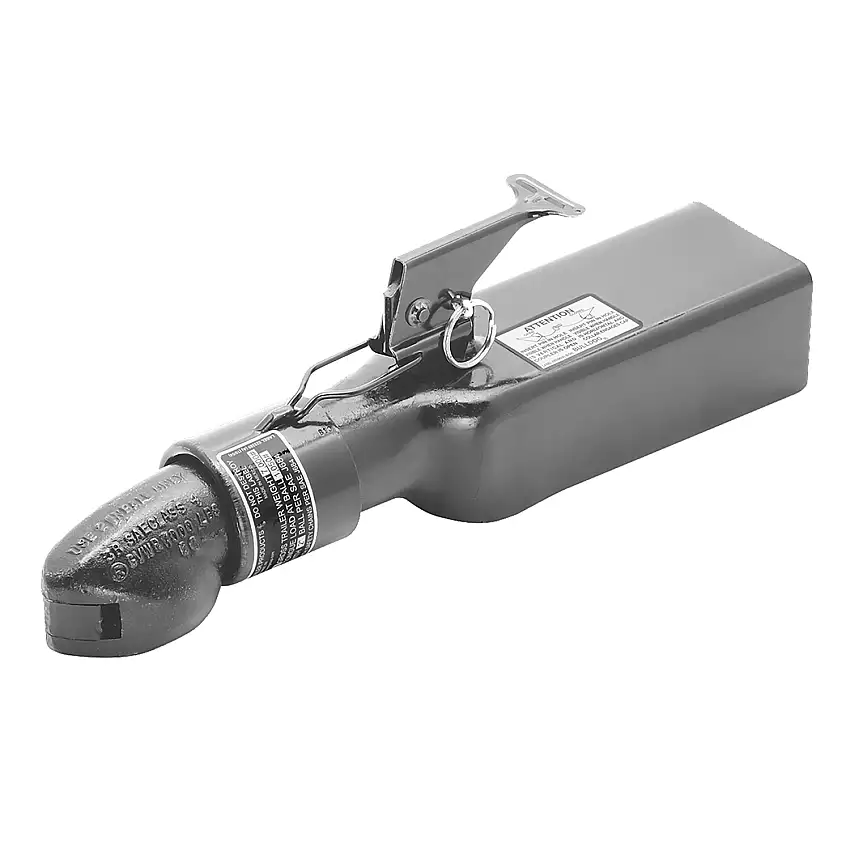 Bulldog 7,000 lbs Collar-Lok Straight Coupler, 2 in. Diameter, 3 in. Channel Width BD028387