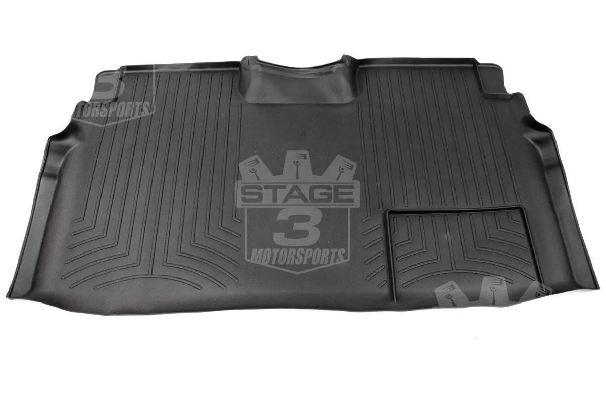 2009-2014 Ford F150 & Ford Raptor SuperCrew WeatherTech Rear DigitalFit Floor Mat (Black) | 441793