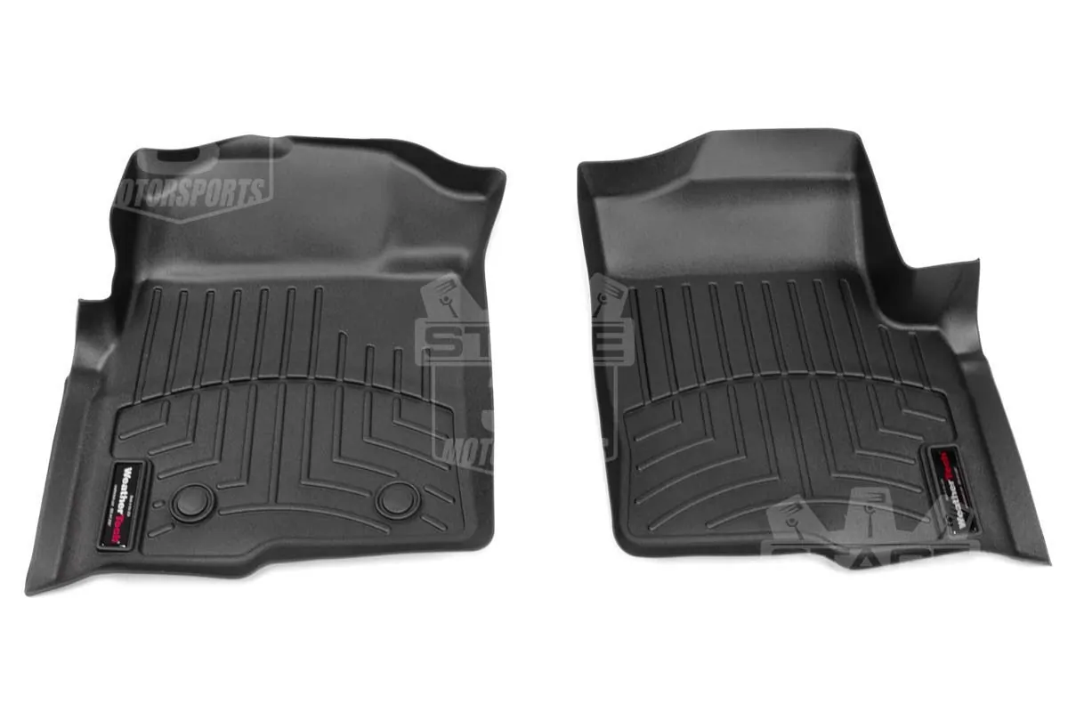 2009-2014 Ford F150 WeatherTech DigitalFit Black Front Floor Mats | 446111