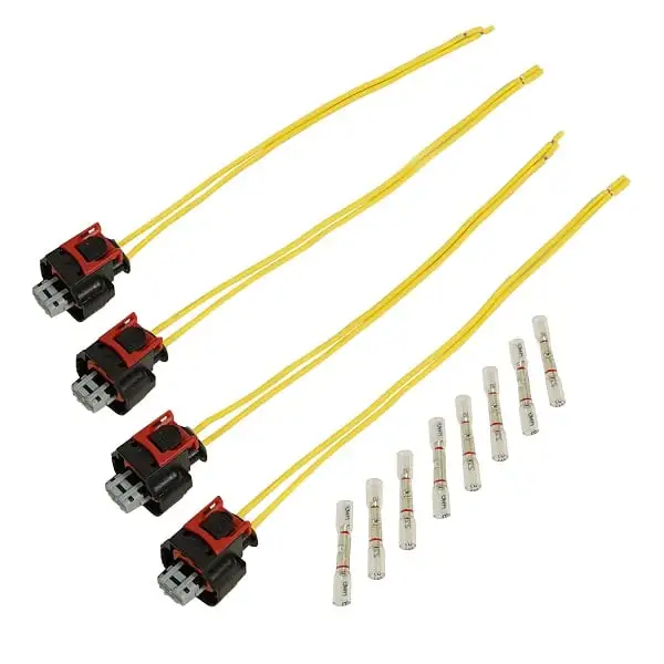 BD Diesel Fuel Injector Electrical Connectors With Pigtail Wires| 4-Pack | 17-23 GM Duramax L5P