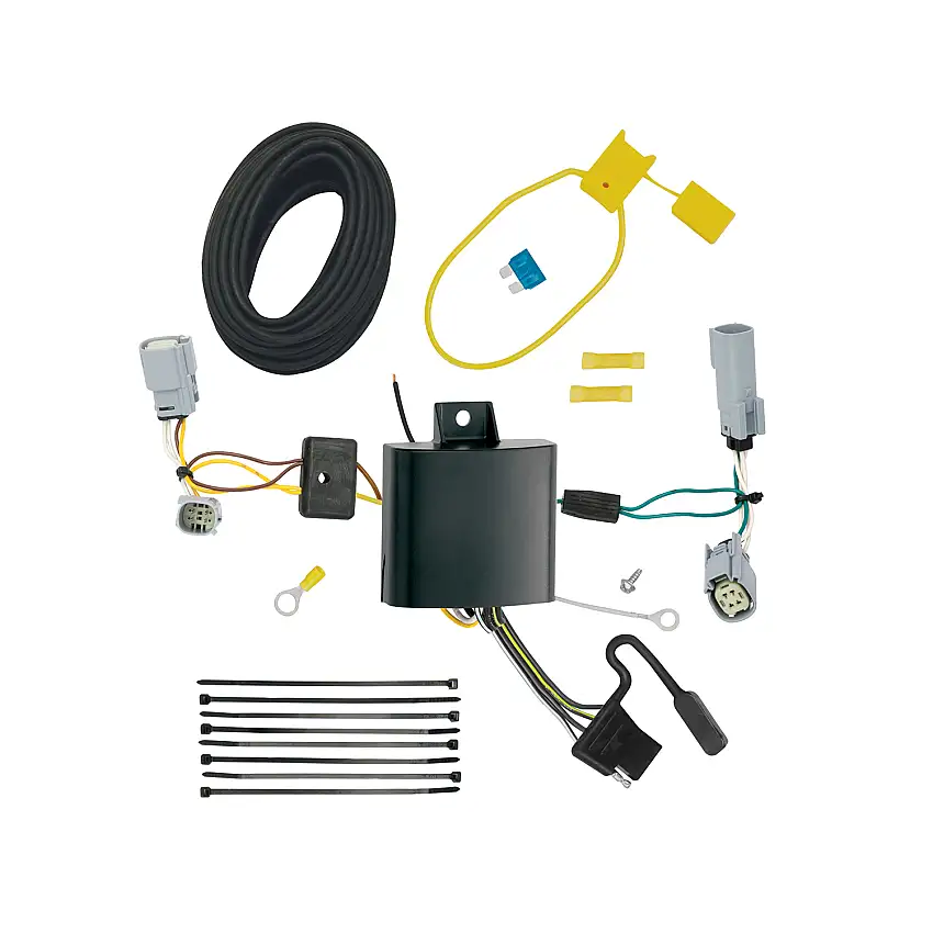Tekonsha T-One T-Connector Harness, 4-Way Flat, w/Circuit Protected ModuLite HD Module TK118723