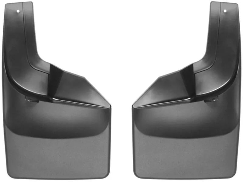 2017-2026 Ford F250 & F350 WeatherTech Digital Fit No-Drill Rear Mud Flaps ( WITH OE FENDER FLARES) | 120066