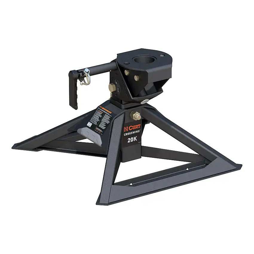 CURT CrossWing 20K Single-Point 5th Wheel Hitch for 2-5/16" Gooseneck