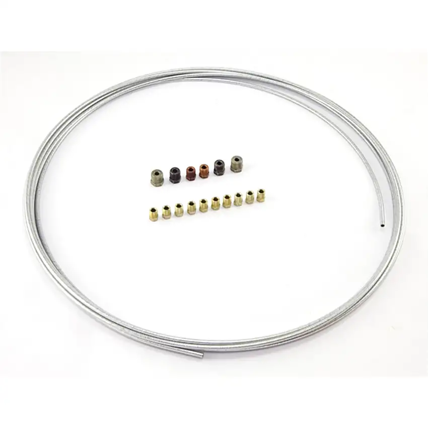 Omix-ADA Brake or Fuel Line Universal Steel 13/16" Coil With 16 Fittings (25 ft) 16737.80