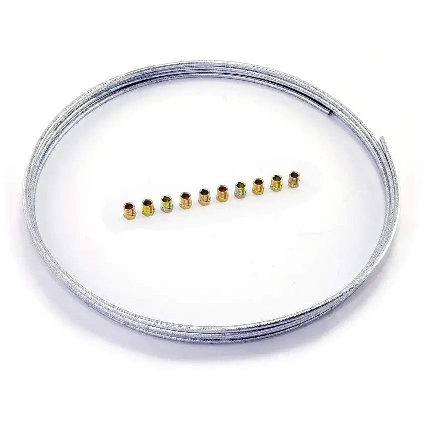 Omix-ADA Brake or Fuel Line Universal Steel 5/16" Coil With 10 Fittings (25 ft) 16737.82