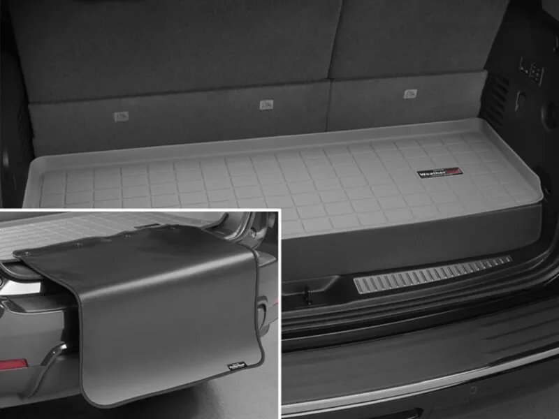 2011-2019 Explorer WeatherTech Cargo Liner with Bumper Protector Gray (Behind 3rd Row) | 42488SK