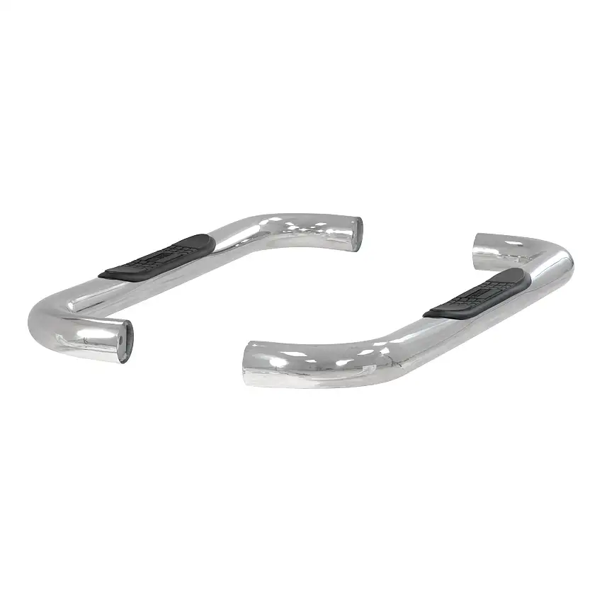 ARIES 204018-2 3-Inch Round Polished Stainless Steel Nerf Bars, No-Drill, Fits Select Chevrolet Blazer FS, Tahoe, GMC Yukon, C, K