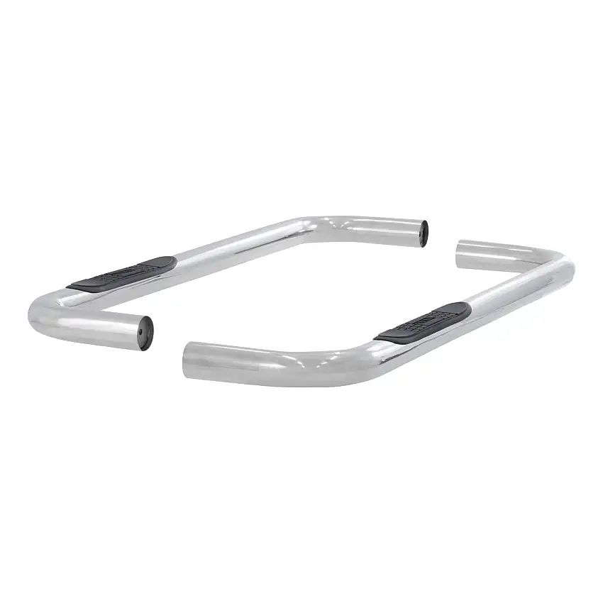 ARIES 204040-2 3-Inch Round Polished Stainless Steel Nerf Bars, No-Drill, Fits Select Chevrolet, GMC C2500, C3500, K2500, K3500