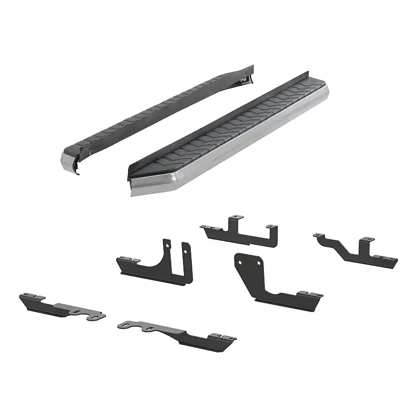 ARIES 2051020 AeroTread 5 x 76-Inch Polished Stainless SUV Running Boards, Select Chevrolet Traverse, GMC Acadia