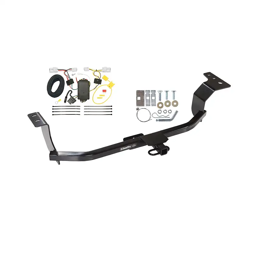 2013-2014 Hyundai Elantra Coupe Draw-tite Class 1 Trailer Hitch, 1-1/4 Inch Square Receiver Bundle w/ Plug-n-Play T-One Wiring Harness