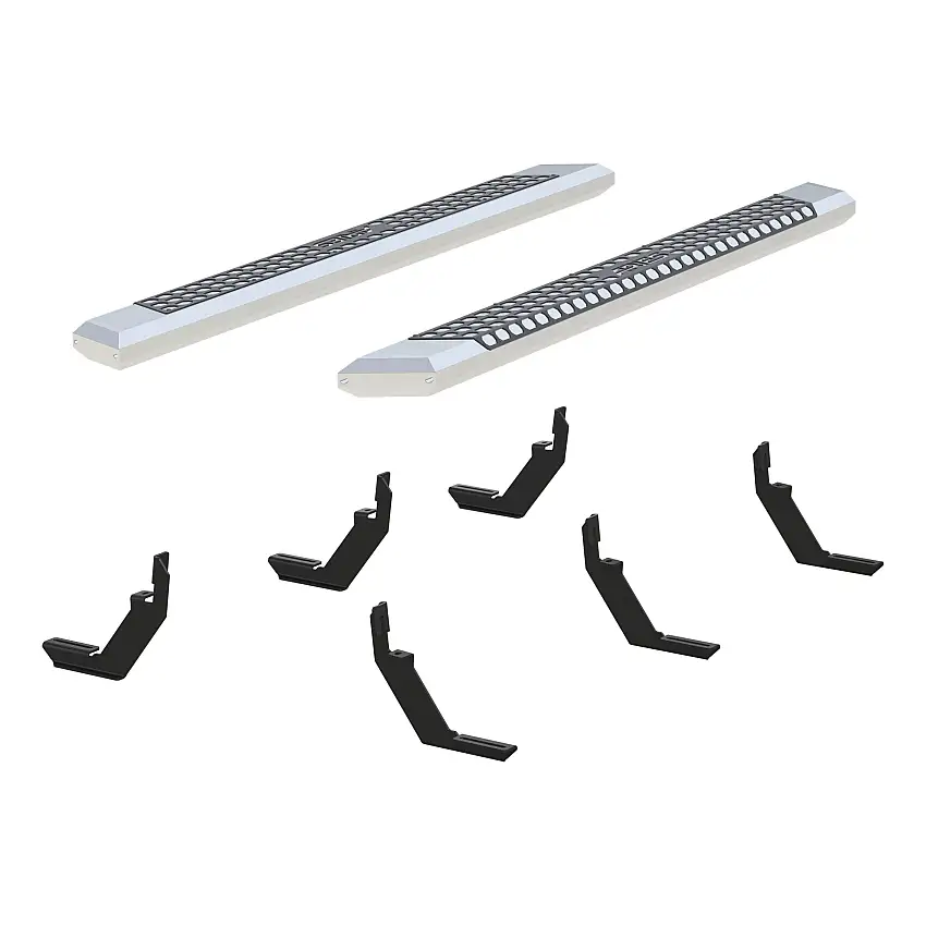 ARIES 2555043 AdvantEDGE Chrome Aluminum 75-Inch Truck Running Boards, Select Chevrolet Colorado, GMC Canyon