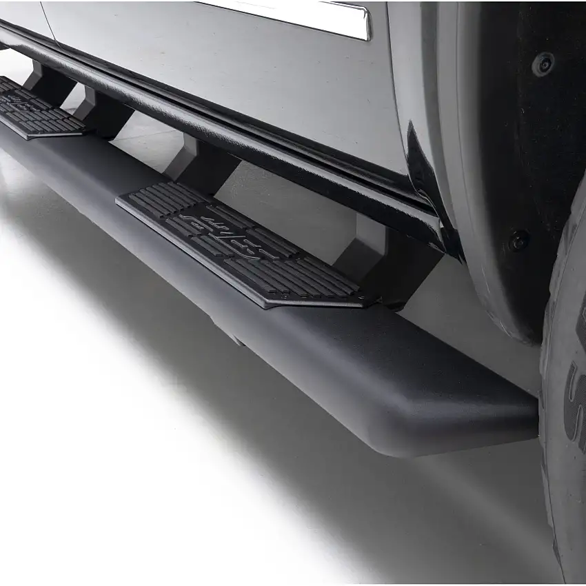 ARIES 2558054 AscentStep Black Steel 5-1/2 x 75-Inch Truck Running Boards, Select Ford Explorer