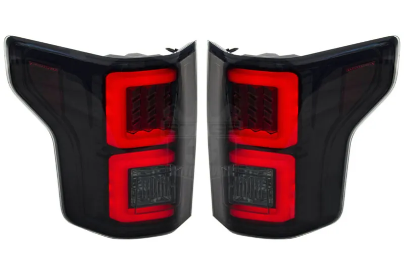 2015-2017 Ford F150 Recon LED Smoked Taillights | 264268BK