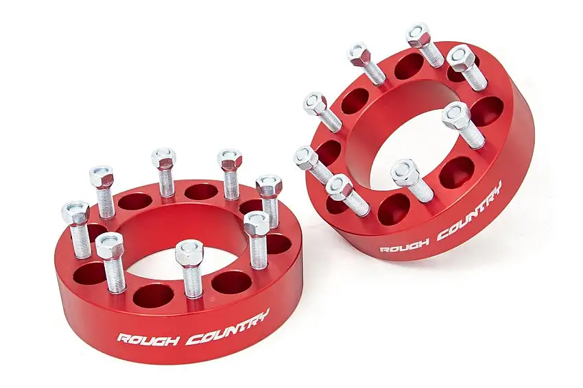 Rough Country 1095RED 2 Inch Wheel Spacers