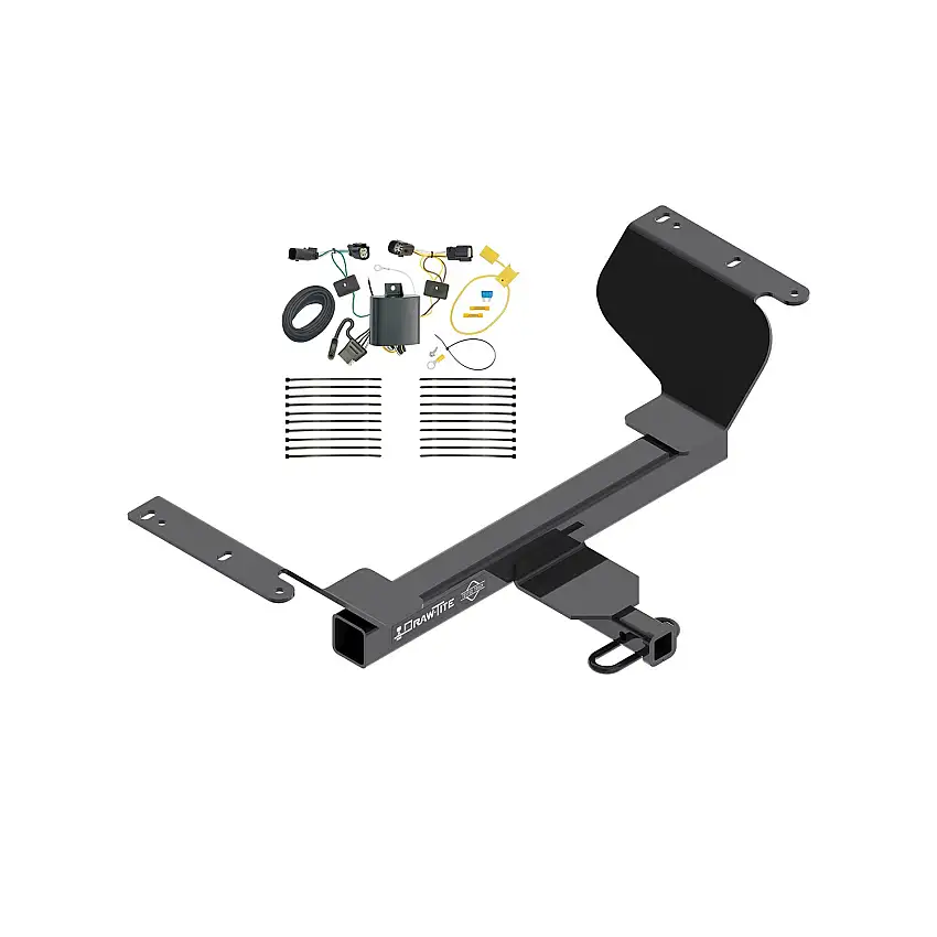2018-2021 Chevrolet Equinox Premier, Except Models w/1.6L Diesel Engine Draw-tite Class 2 Trailer Hitch, 1-1/4 Inch Square Receiver Bundle w/ Plug-n-Play T-One Wiring Harness