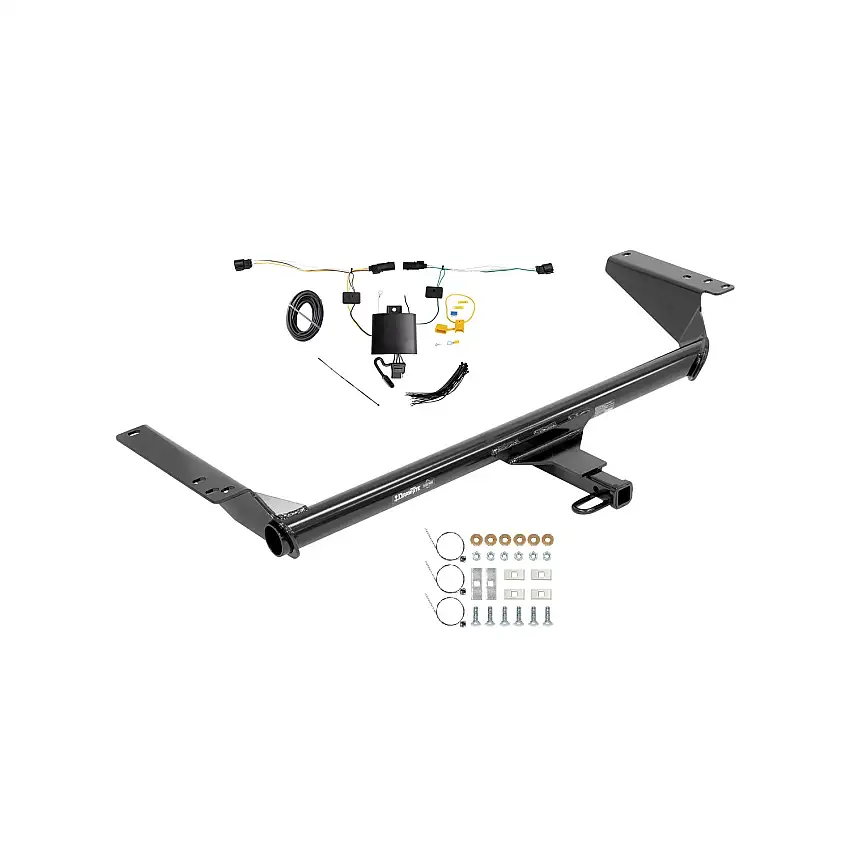 2021-2024 Chrysler Pacifica LXDraw-Tite Class 2 Trailer Hitch, 1-1/4 Inch Square Receiver Bundle w/ Plug-n-Play T-One Wiring Harness