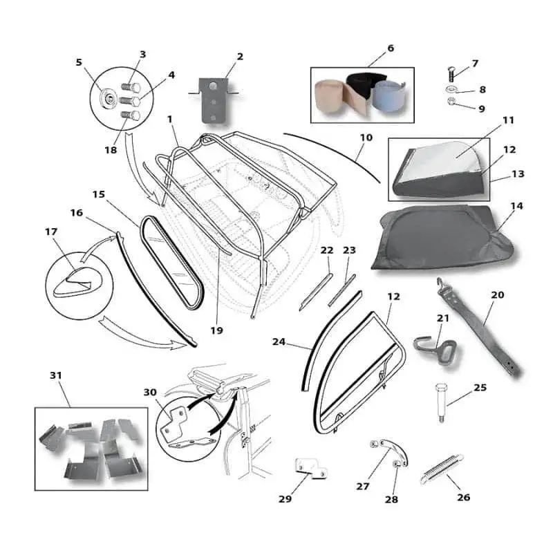 Webbing Kit, Black