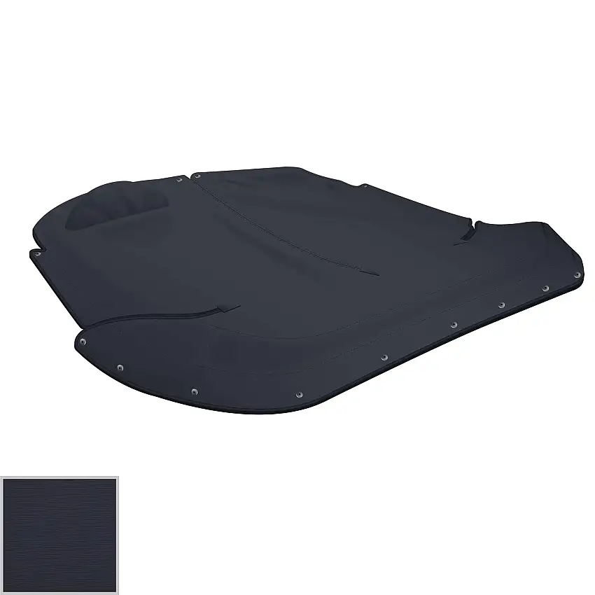 Tonneau Cover, Stay-Fast, Blue/Black