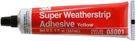 ADHESIVE-WEATHERSTRIP-3M-YELLOW-5 OUNCES-53-14 (#E2328)