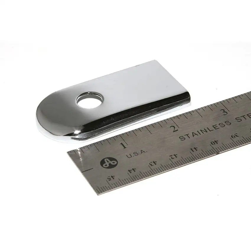 FINISHER, chrome, mounting bracket