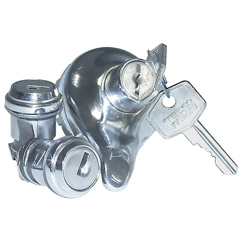 MASTER LOCK SET, includes 2 door locks, 1 trunk lock