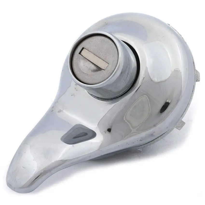 LOCK ASSEMBLY, w/two keys, barrel, locking nut