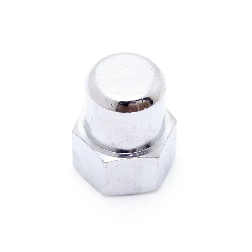 Dome Nut, for seat belt (on bolt welded in rear wheel), 5/16"-24 TPI, UNF