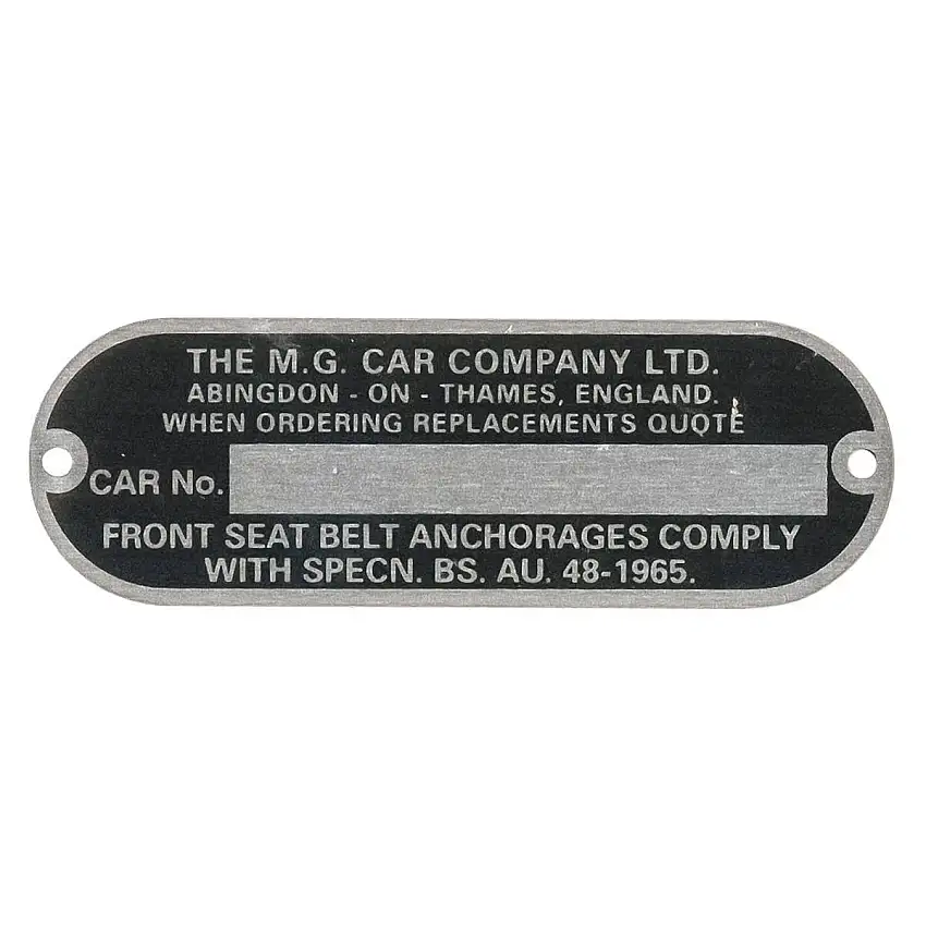 CAR NUMBER PLATE