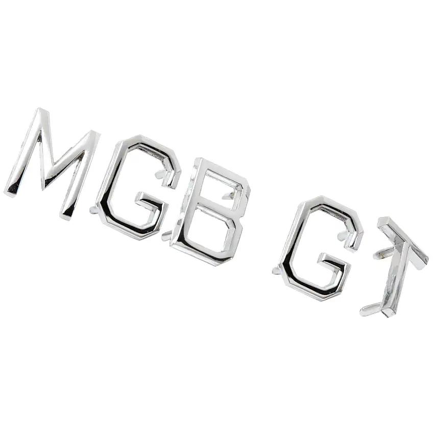 MGB GT MOTIF, chrome, 5 pc., British Motor Heritage