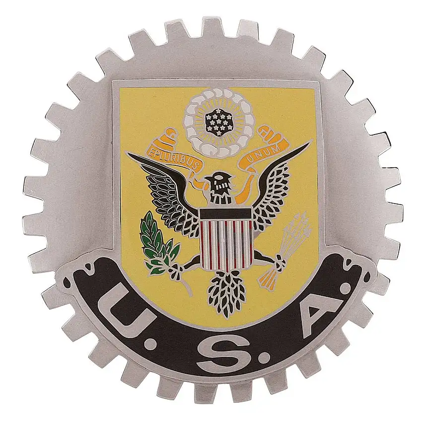 U.S.A. with Eagle Badge
