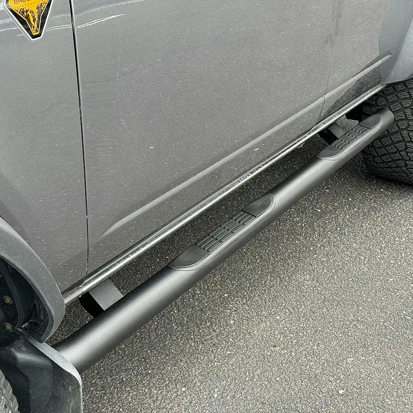 Go Rhino 4129T 4000 Series Side Steps with Mounting Brackets Kit - Textured Black Powder Coat