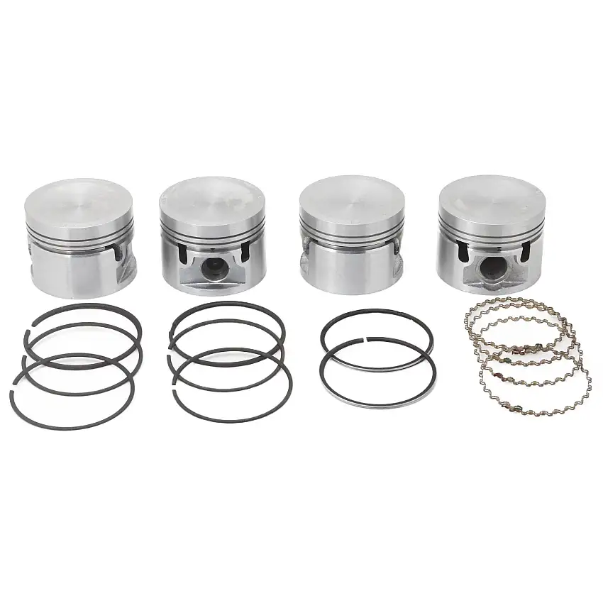 PISTON & RING SET, .040", 2.4" long, aftermarket (8.7:1)