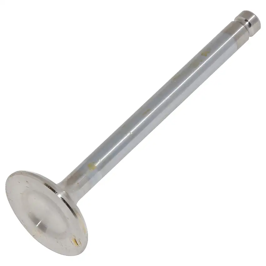 VALVE, exhaust, stainless steel w/stellite tipped stem, stock size, narrow groove cotters "B"