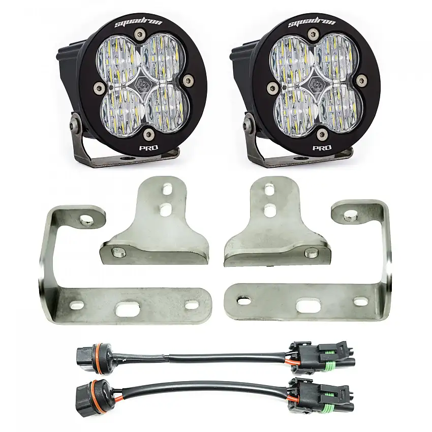 Squadron-R Pro Fog Pocket Light Kit | Clear | 20-24 Jeep Gladiator/Wrangler