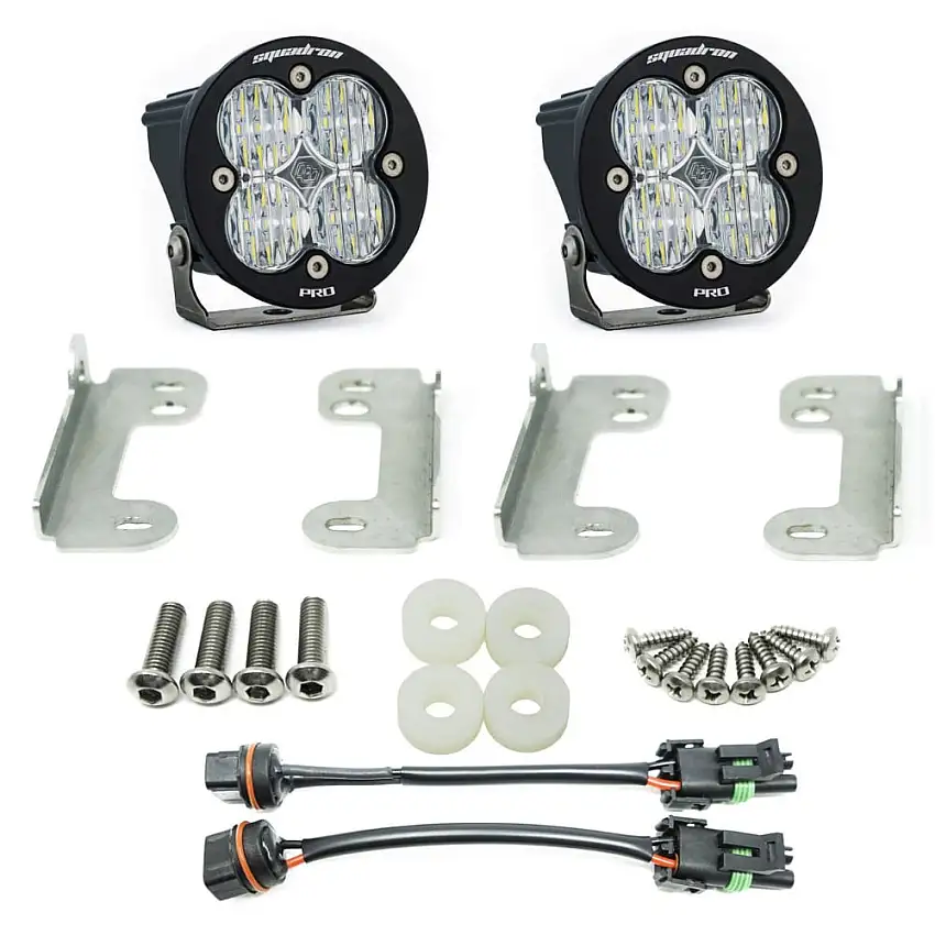 Baja Designs Squadron-R Pro Fog Pocket Light Kit 18-24 Wrangler JL / 20-24 Gladiator JT
