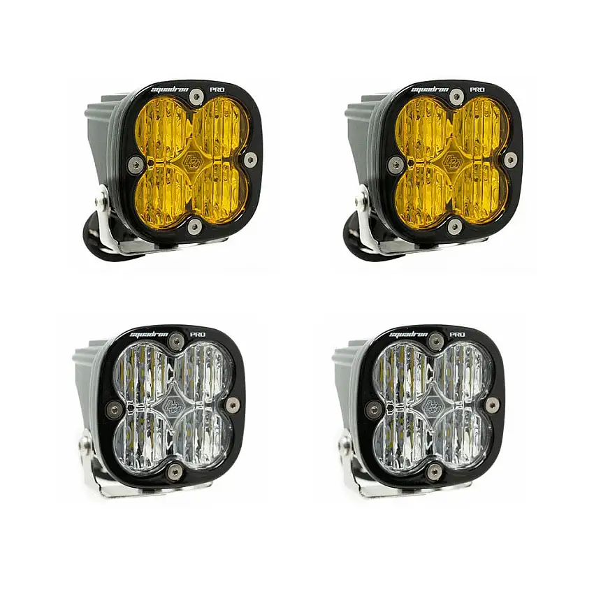 Baja Designs Squadron Pro Fog Pocket Light Kit / 19-24 Mercedes / Sprinter 2500 / 3500