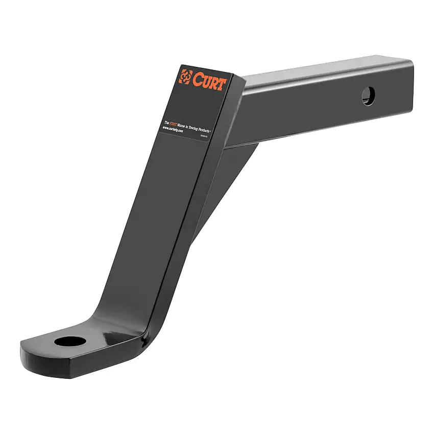 CURT Class 3 Ball Mount (2" Shank, 5,000 lbss., 8" Drop, 13" Long) Trailer Hitch Ball Mount
