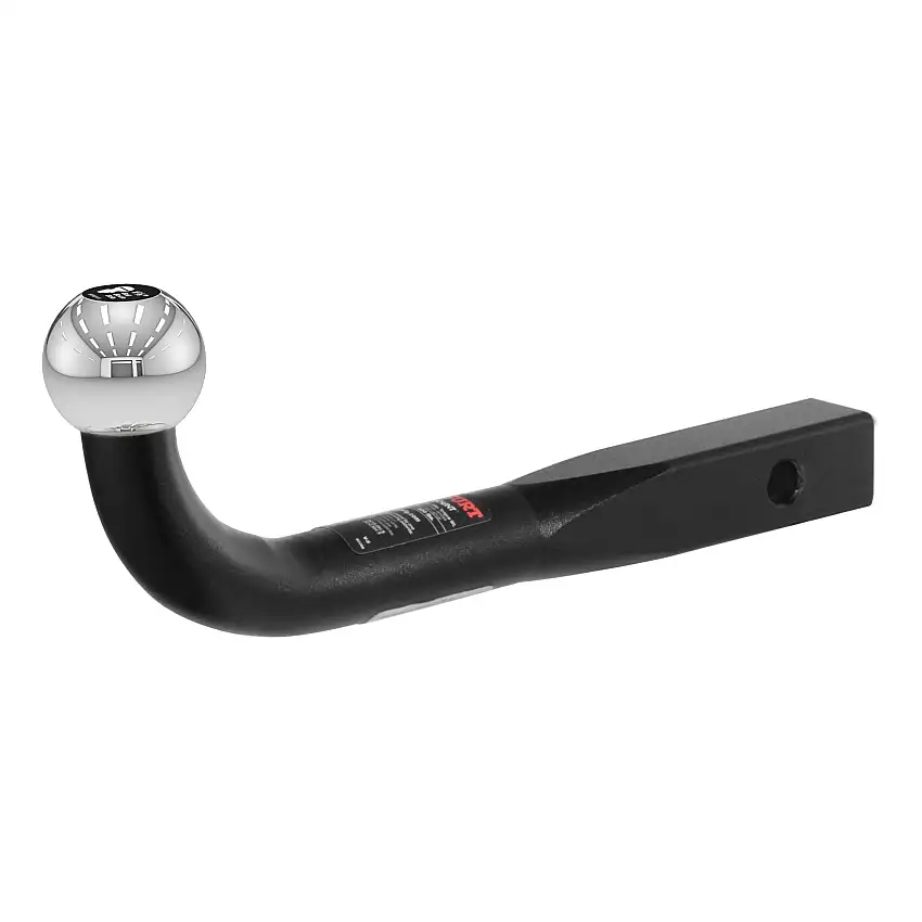 CURT 45551 Euro Trailer Hitch Mount with 1-7/8-Inch Ball, Fits 1-1/4-Inch Receiver, 3,500 lbss, 2-3/4-Inch Height