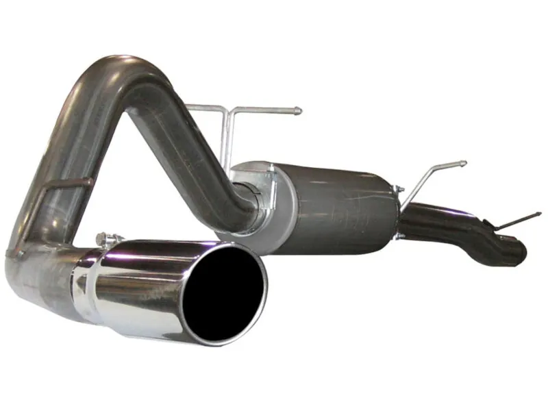 2003-2007 Ford F250 & F350 6.0L aFe Power Large-Bore HD 4 inch Cat-Back Single-Exit Exhaust System (409 Stainless) | 49-43003