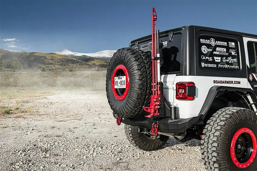 Road Armor 518RTC8RMB Stealth Tire Carrier Assembly