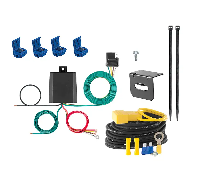 14 - 14 Mercedes-Benz GL350 Excluding active curve system 4-Way Powered Splice-in Trailer Wiring Converter 56496-193