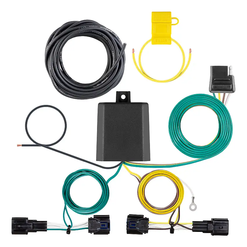 CURT 56490 Vehicle-Side Custom 4-Pin Trailer Wiring Harness, Fits Select Kia Telluride
