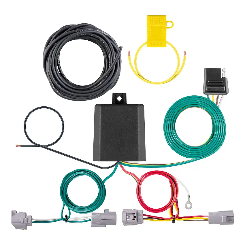 CURT Custom Wiring Harness, 4-Way Flat Output, Select Toyota Corolla Cross, C-HR 56517