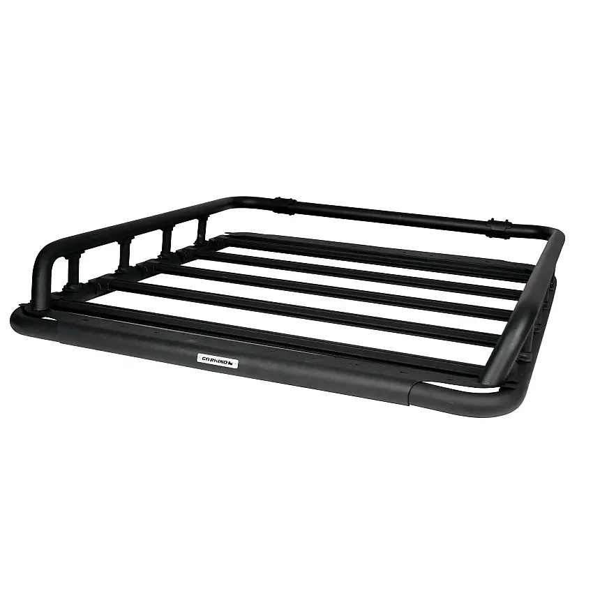 Go Rhino 5935352T SRM500 55" Long x 52" Wide Flat Platform Roof Rack with Tri Rail Kit