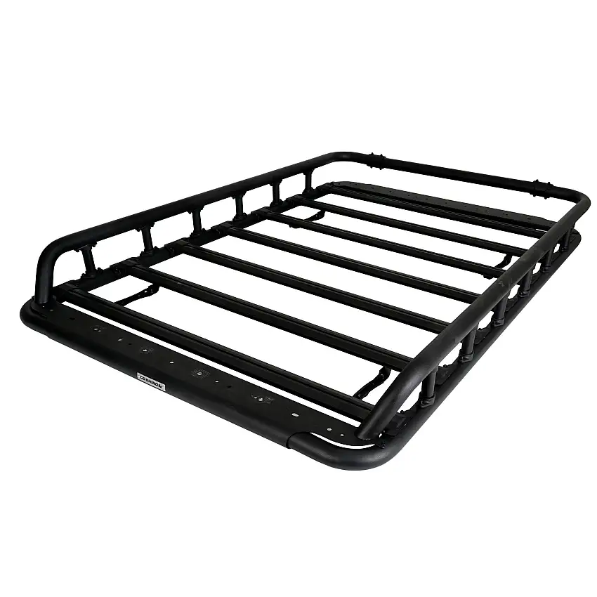 Go Rhino 5935372T SRM500 75" Long x 52" Wide Flat Platform Roof Rack with Tri Rail Kit