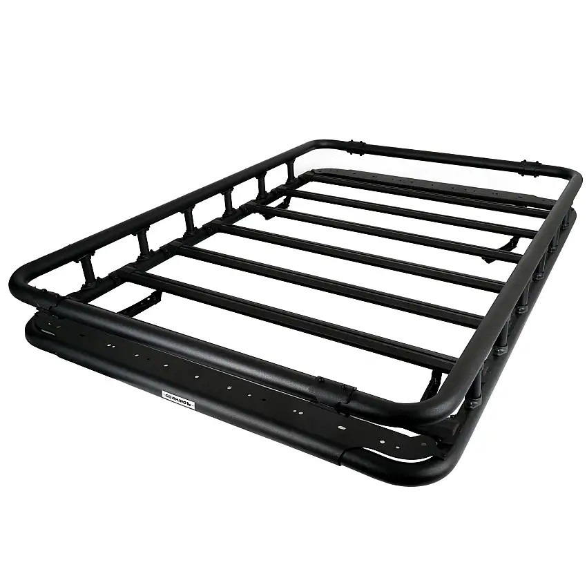 Go Rhino 5935473T SRM500 75" Long x 52" Wide Flat Platform Roof Rack with Quad Rail Kit