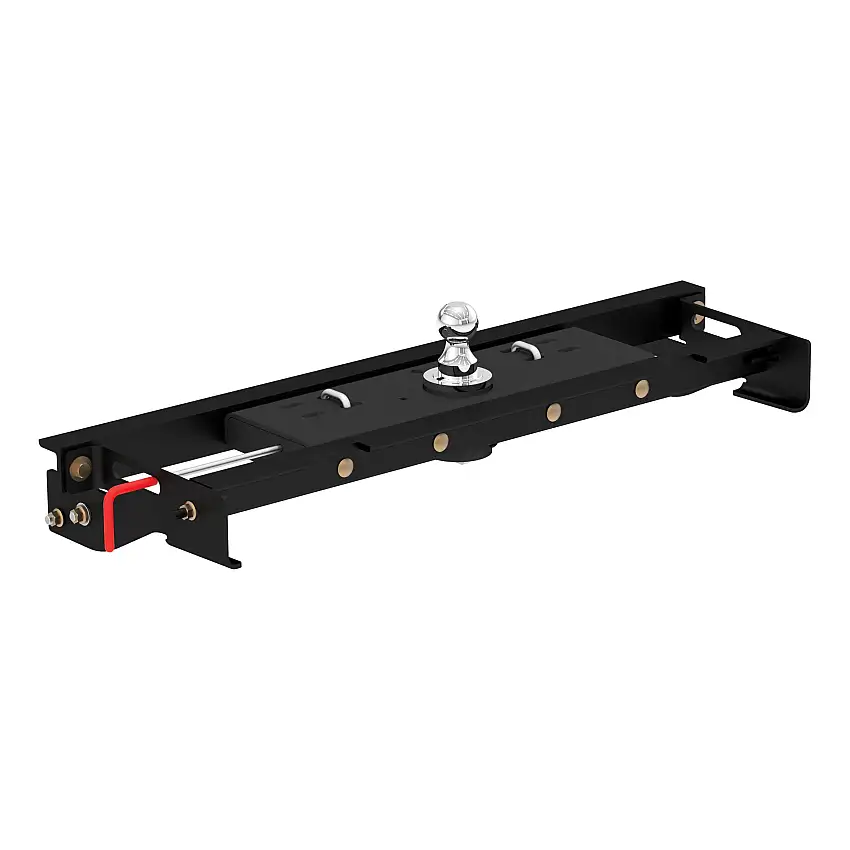 CURT 60721 Double Lock Gooseneck Hitch, 2-5/16-Inch Flip-Over Ball 30K, Fits Select Ford F-150